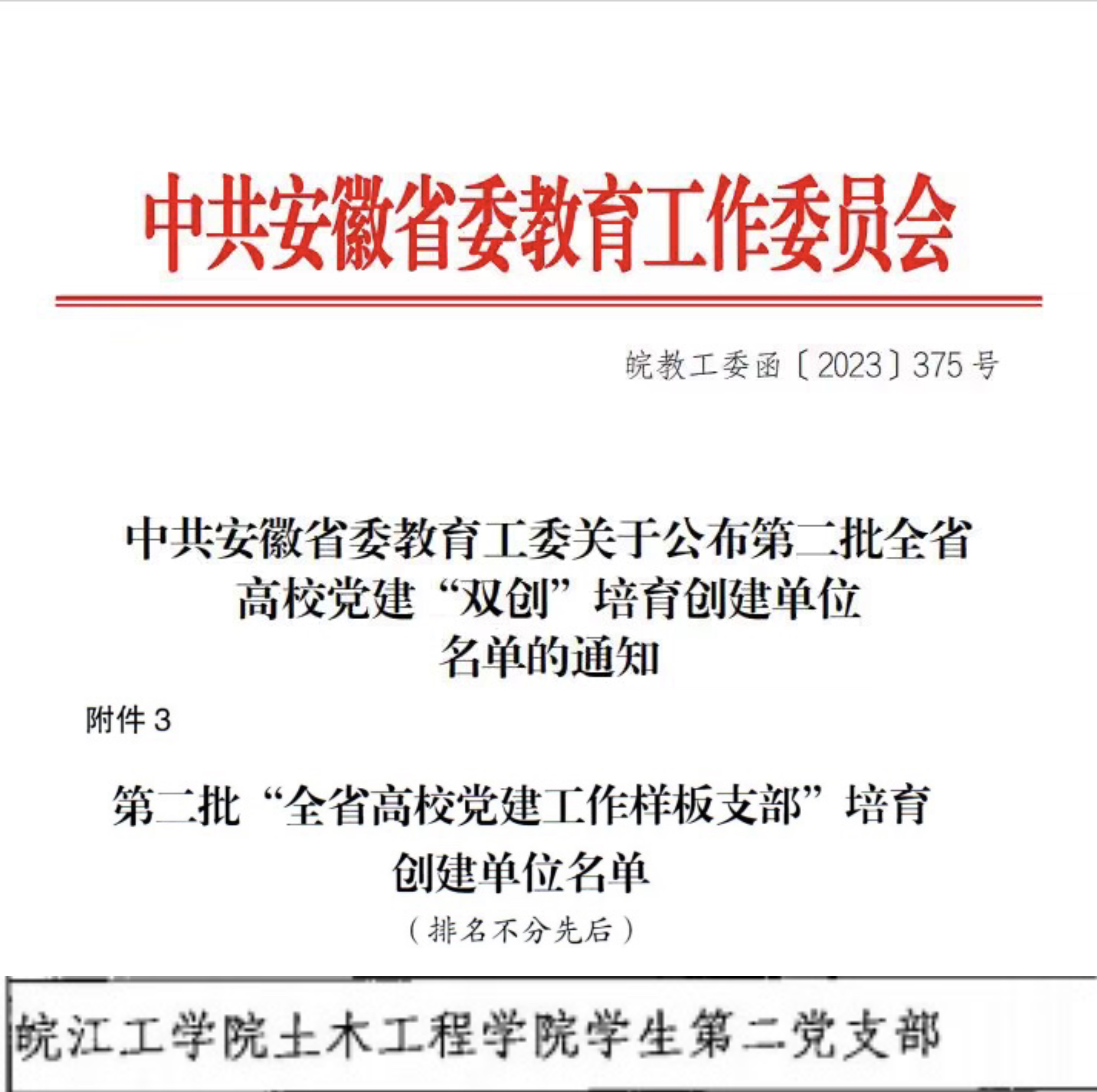 <strong>上榜！18新利怎样土木工程学院学生第二党支部入选 “全省党建工作样板支部”</strong>
